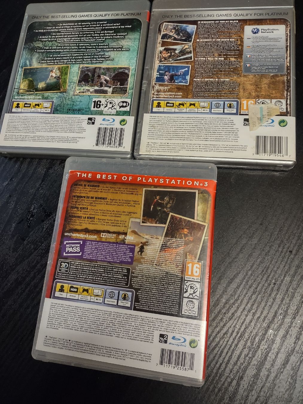 Sony Giochi: Lot 3 Jeux Uncharted PS3  – Usato da Fribourg venduto da PastGame 1