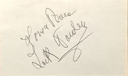 Jack Warden 1920-2006 Autogramm signiert Karte 8x12cm