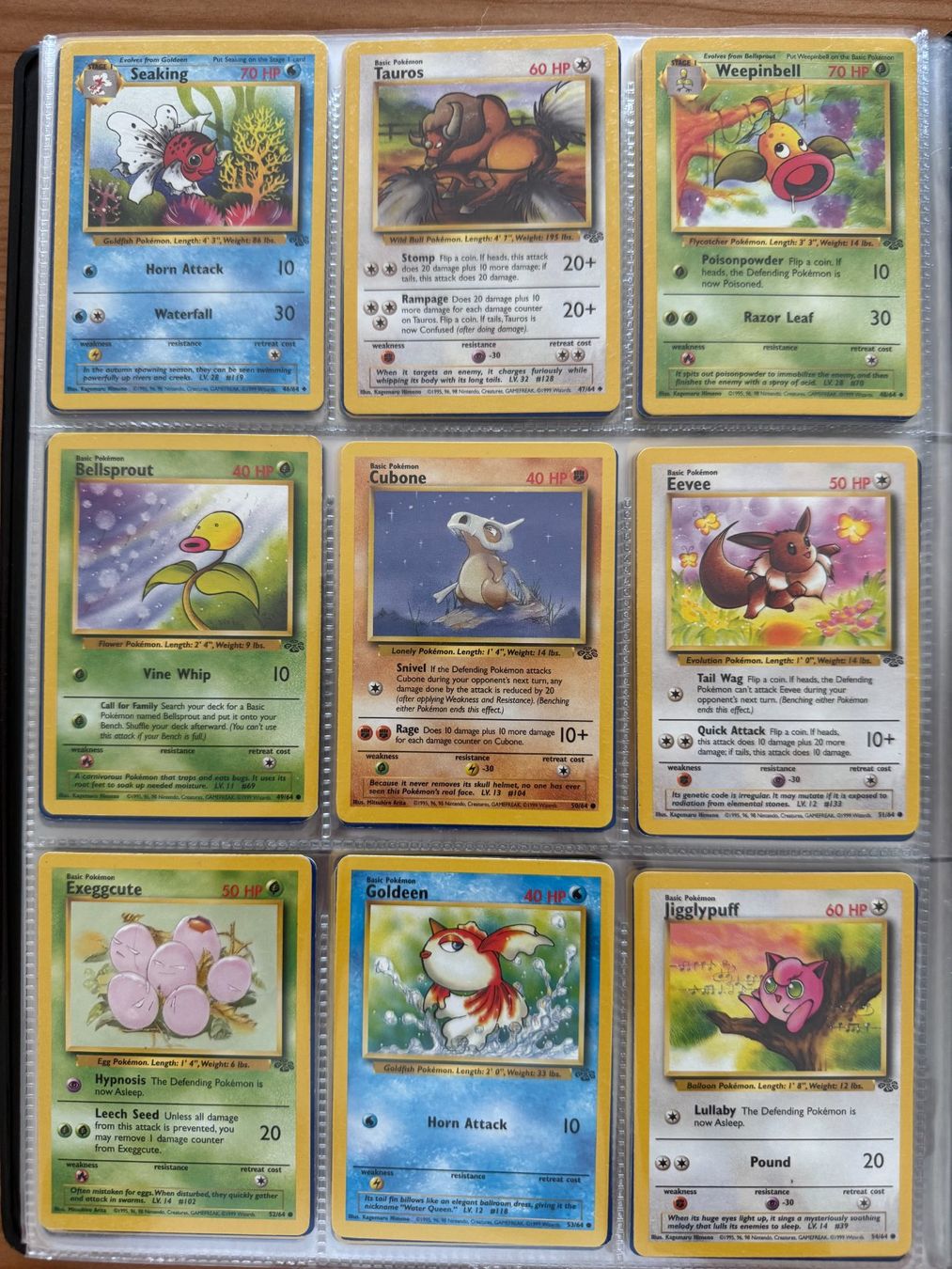 Pokémon Carte collezionabili: Complete Pokémon Jungle 1999 Collection – Usato da Lausanne venduto da laminas 5