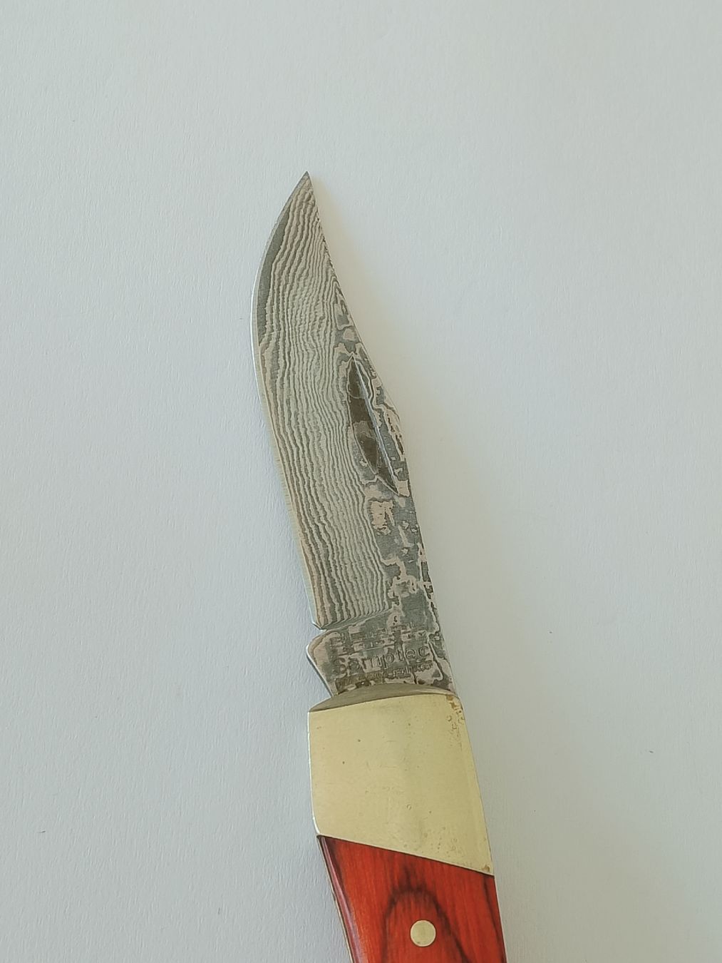 Taschenmesser: Neues Sackmesser Damaststahl klinge  – Neu (gemäss Beschreibung) aus Biel/Bienne von Vintage-timearts 1