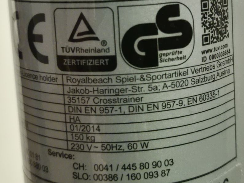 Aldi Hometrainer: Crosstrainer Royalbeach / Crane C14 – Usato da Hinwil venduto da Iceeagle 7