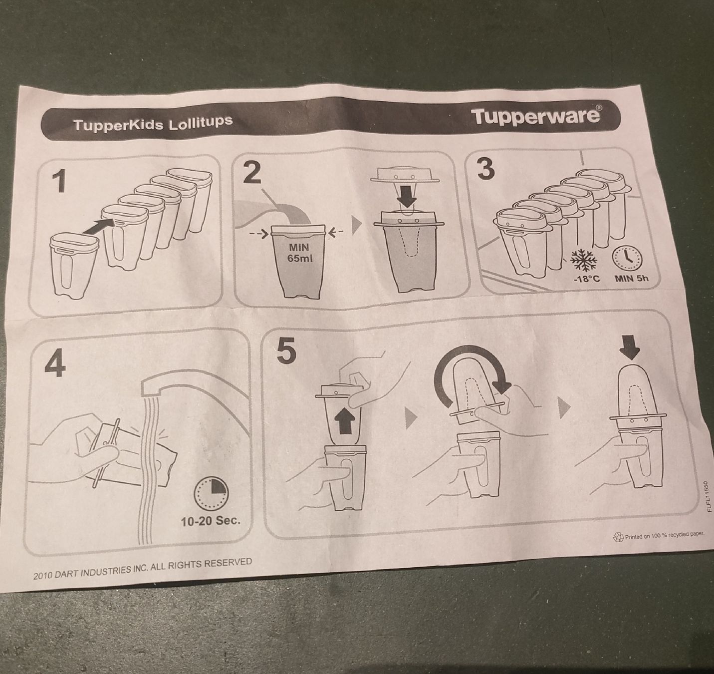 Tupperware Recipients et similaires: Tupperware Glacenstengel  – D'occasion à Scheunen par klare2