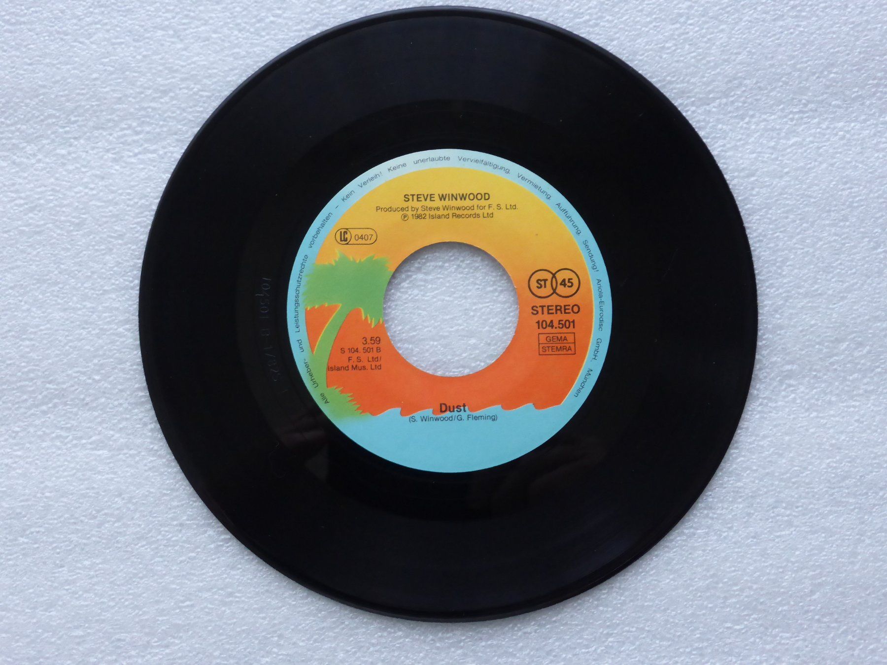 Dischi in vinile: Vinyl Single   STEVE WINWOOD – Usato da Küssnacht am Rigi venduto da Mondkinder 2