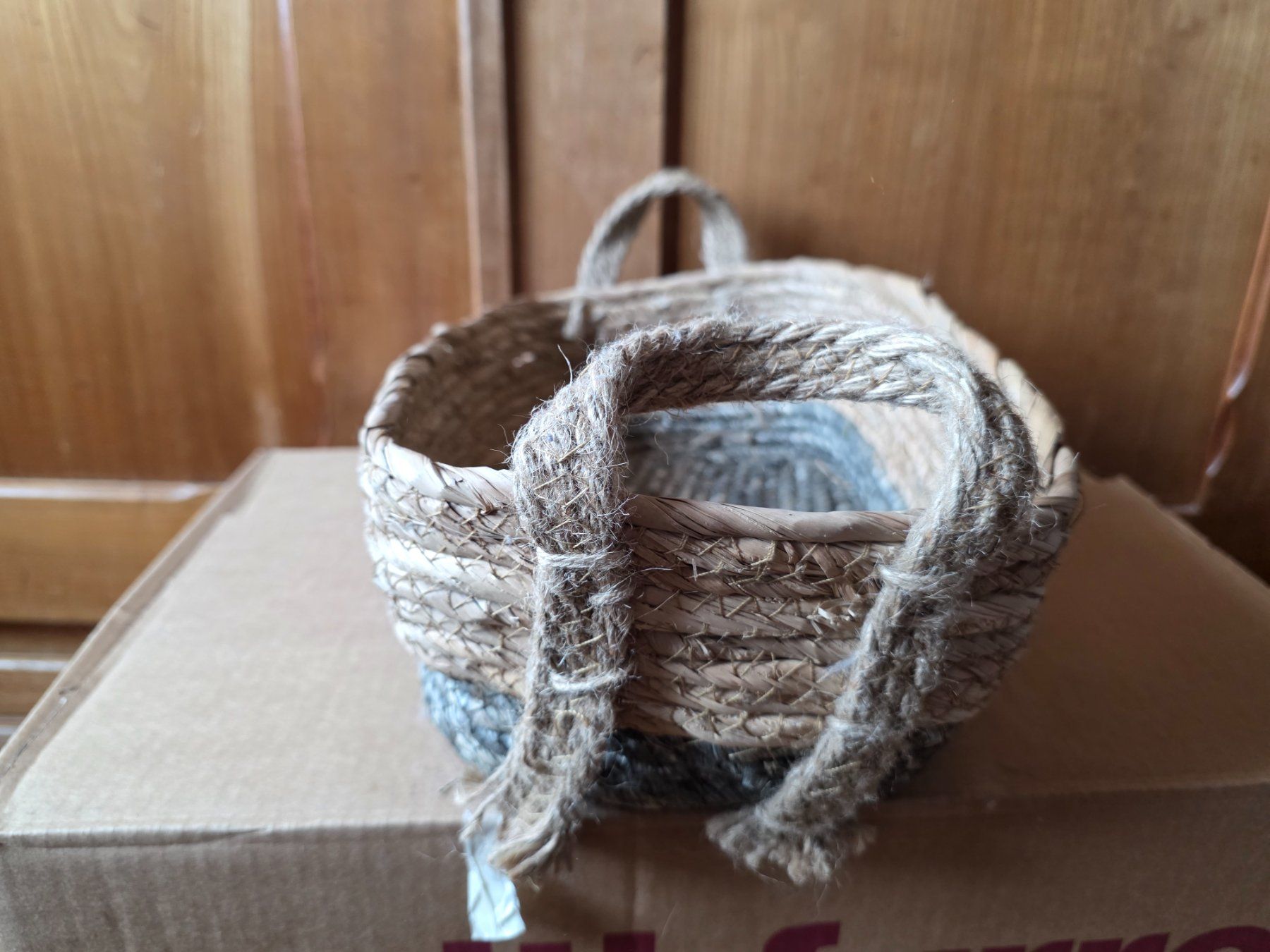 Altro per la casa: Bast Stroh Korb 34 cm x 21 cm x 14 cm – Usato da Walterswil BE venduto da Lonitti 2