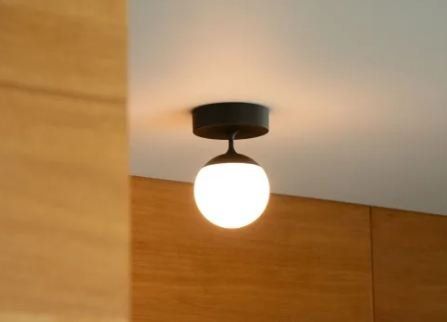 Lampade: Grau Deckenleuchte Globe Sun schwarz – Usato da Rothenburg venduto da Lampenoutlet 1