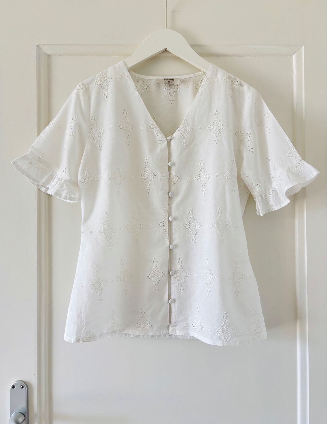 Cream Camicette: Cream - blouse - size S-M – Usato da Cully venduto da Maar_K