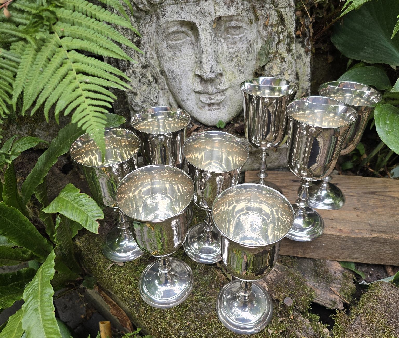 : 8 Wunderschöne Versilberte Becher – D'occasion à Walkringen par Vanuca 8