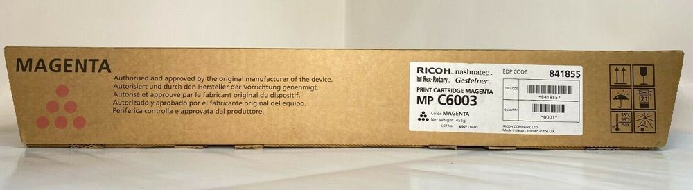 Toner Ricoh MP C6003 Cartucho Magenta Original - - VENTA DE