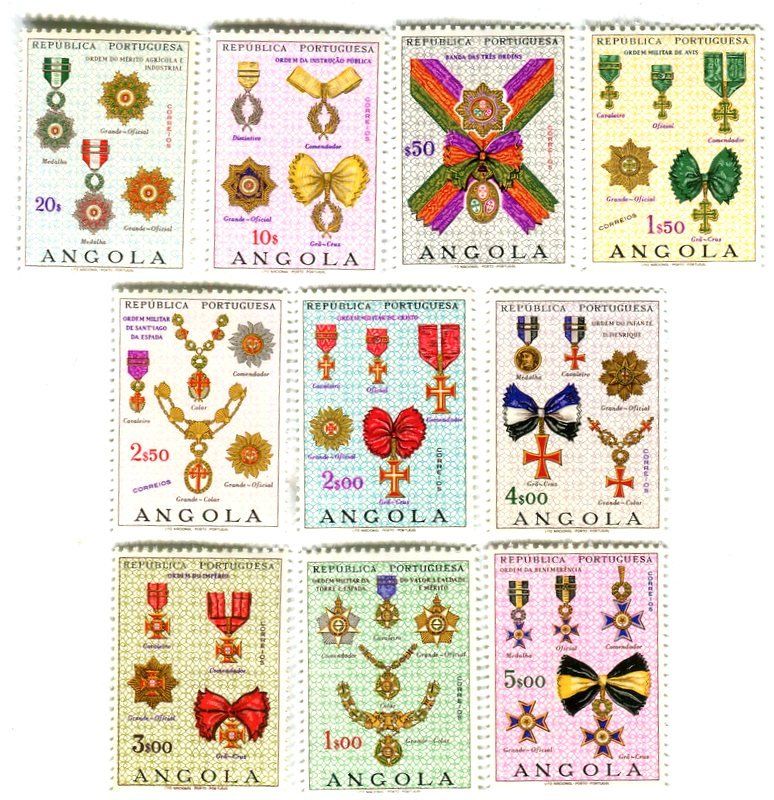 Tutti i francobolli: Briefmarken "Orden". Angola – Nuovo e nell'imballaggio originale da Basel venduto da Butsch5