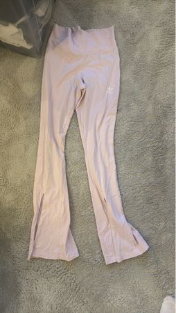 Adidas Leggings mit Schlitz rosa neuwertig