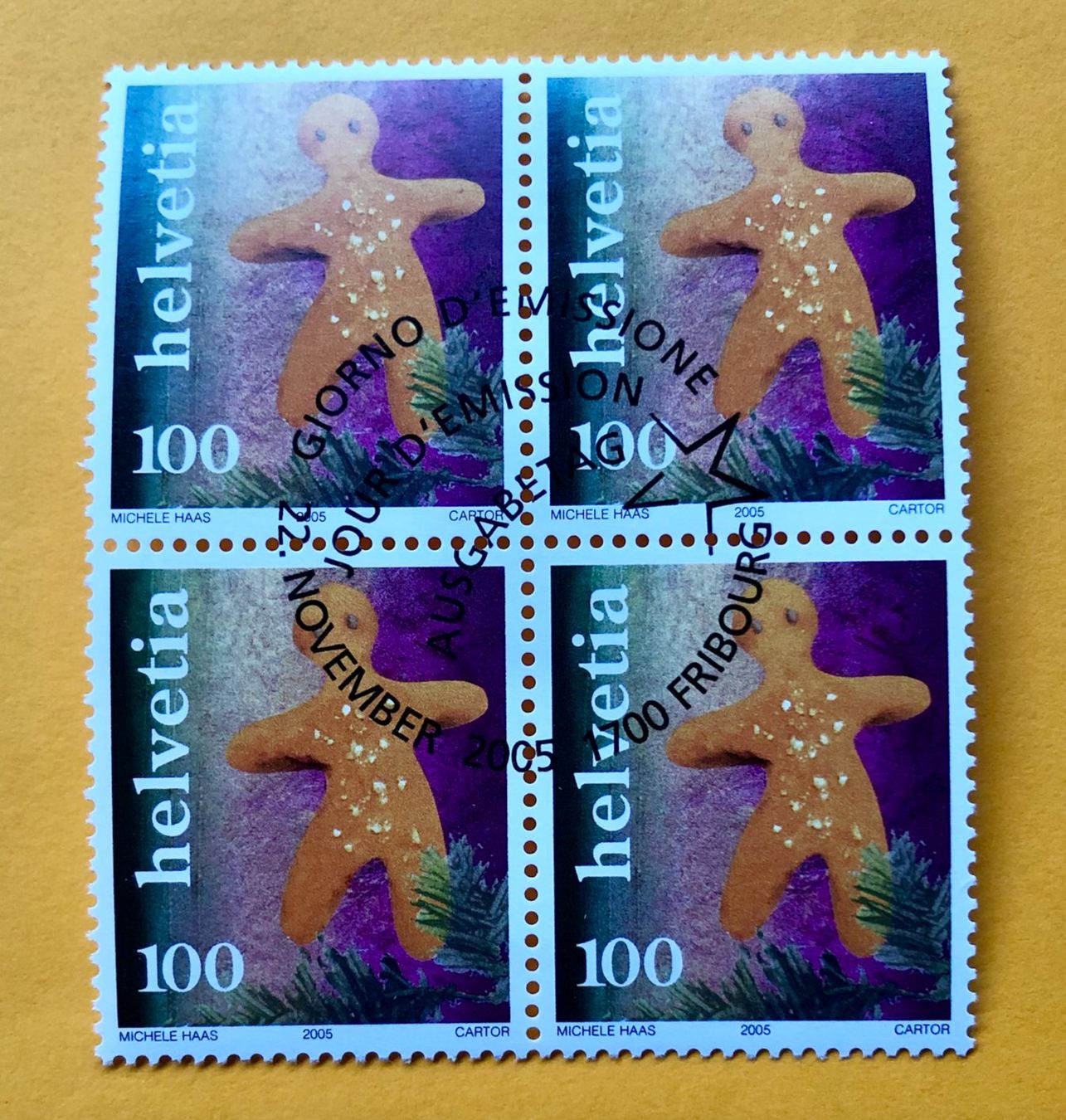 Alle Briefmarken: 4 er Block Nr.1186 GESTEMPELT 2005   – Gebraucht aus Aarau von Billa007