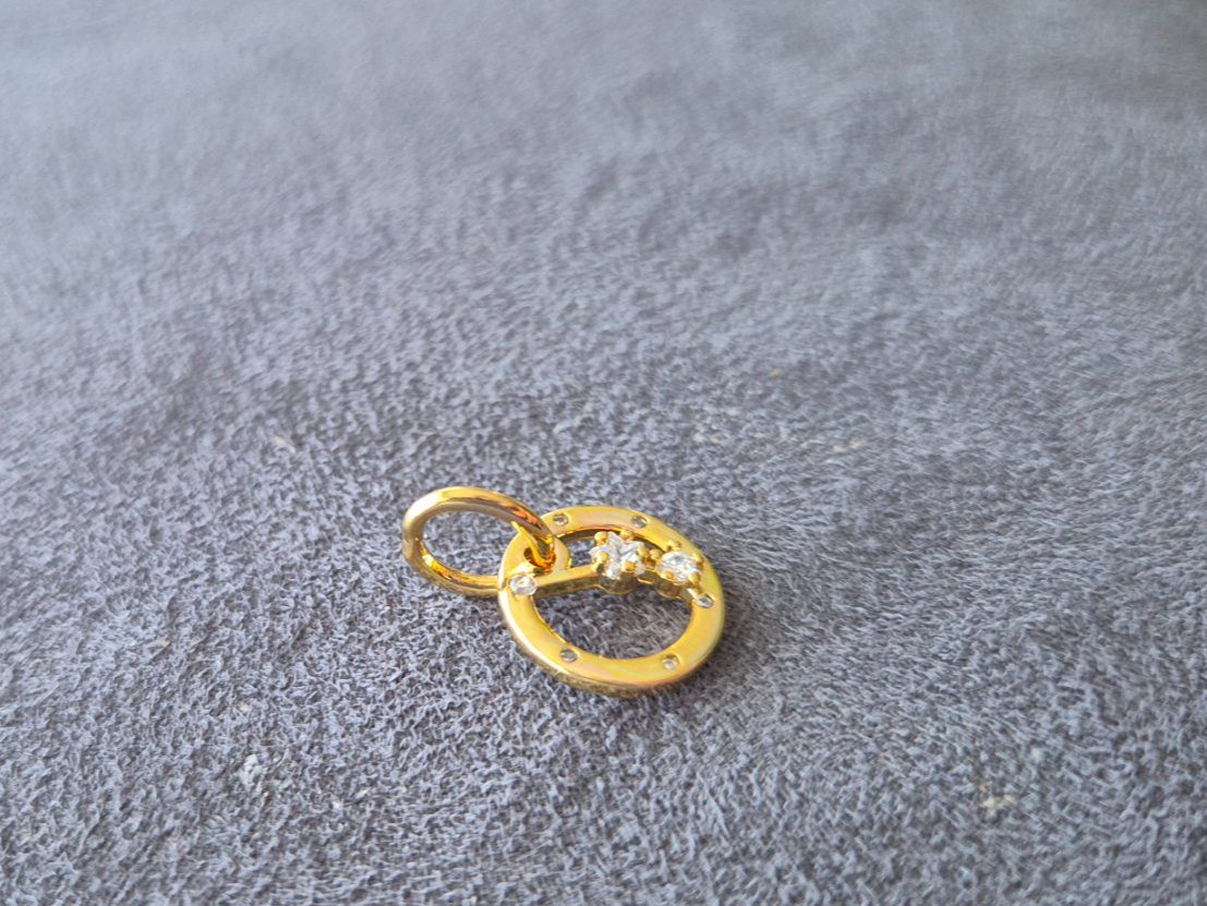 Anhänger: Silber Charm Sternzeichen Widder goldfarbig +Garantie – Neu (gemäss Beschreibung) aus Rotkreuz von Carbone_Bijou-Shop 2