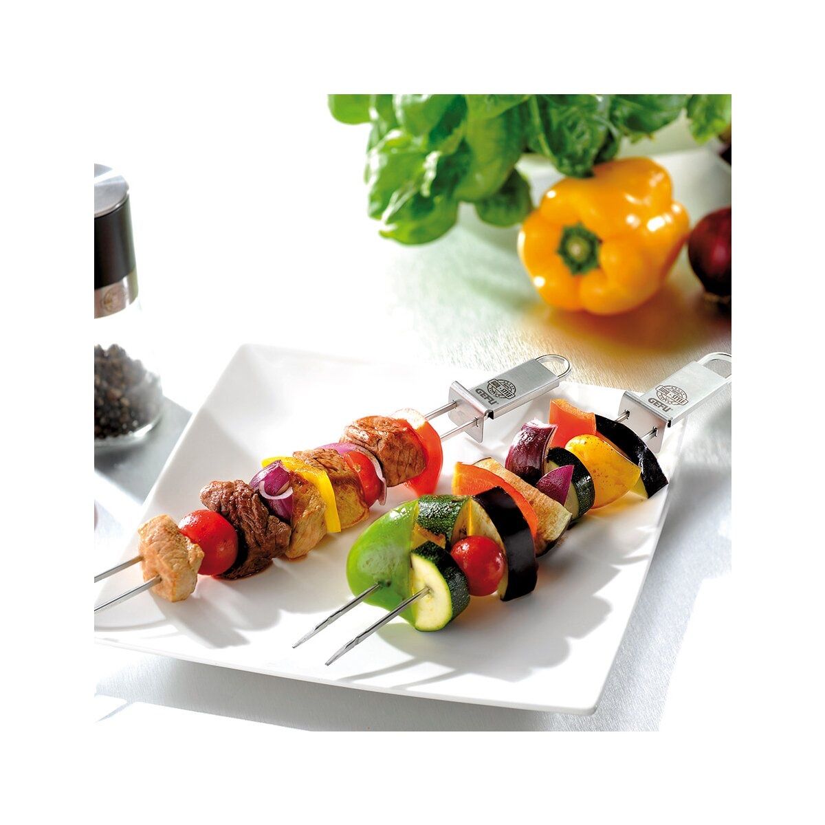Set di posate: Gefu Grillspieß 2er Set TWINCO – Nuovo e nell'imballaggio originale da Windisch venduto da shop-easy