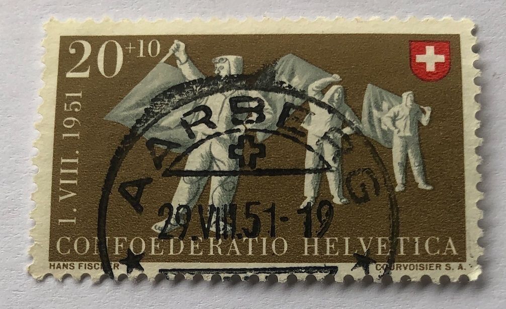Tutti i francobolli: Nr.B 53 mit Vollstempel Aarberg – Usato da Aarau venduto da Billa007