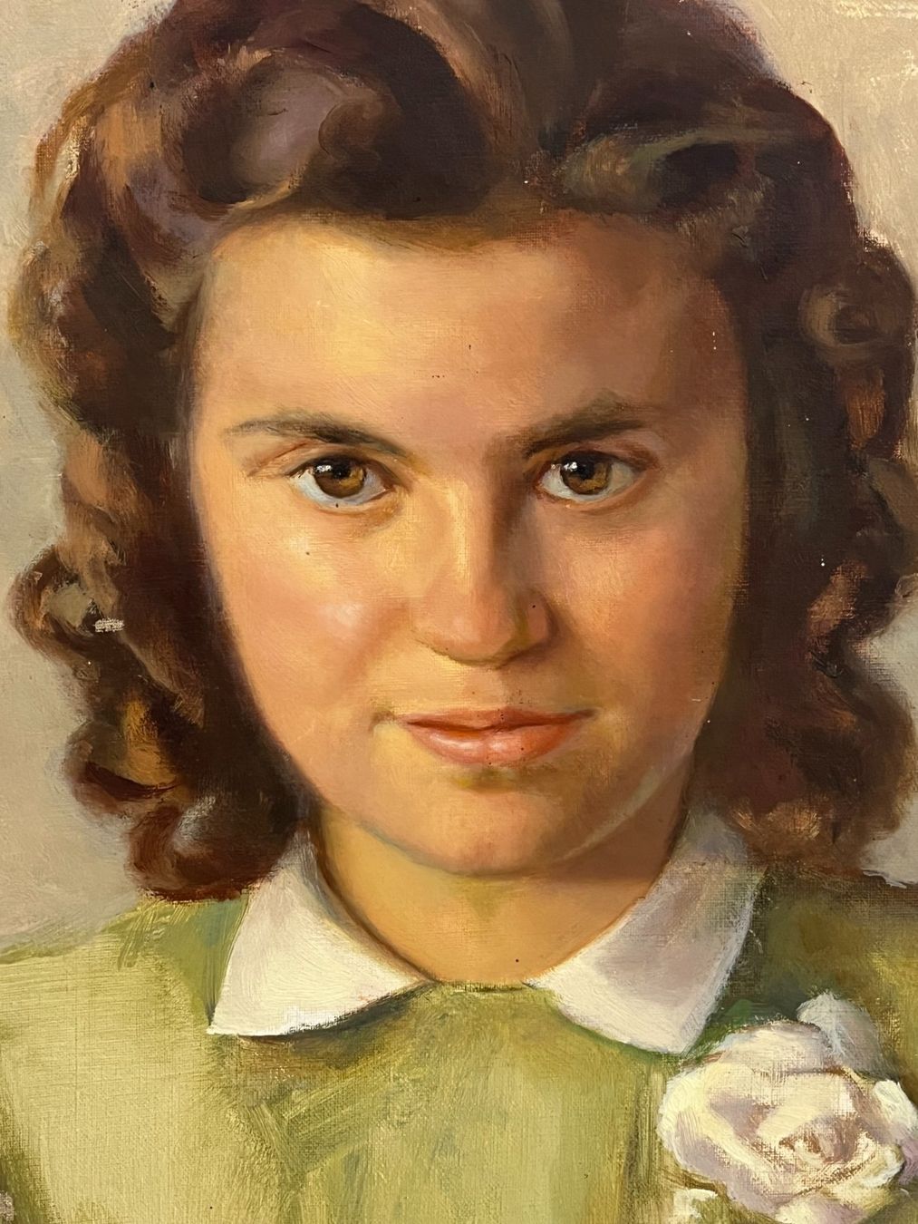 Dipinti: MAX CRAMER (1882–1960) Ölgemälde "Junge Dame" – Usato da Basel venduto da Kaffee_und_Kunst 2