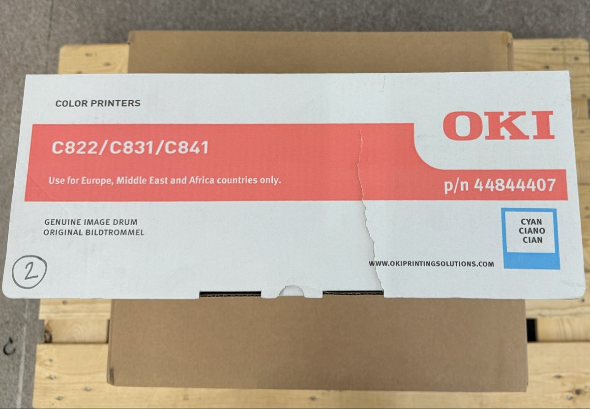 Oki Druckerpatronen & Toner: OKI Bildtrommel Cyan  p/n 44844407 C822/C831/C841 – Neu und originalverpackt aus Steinhausen von sue_f9pp 1
