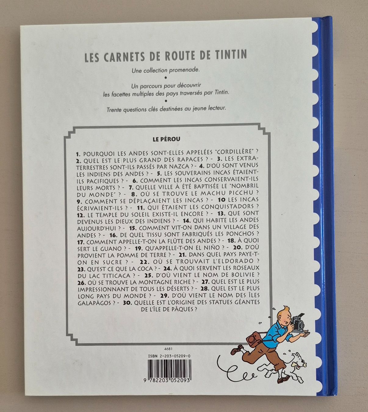 Fumetti: Tintin - Les carnets de route - Le Pérou – Usato da Grand-Lancy venduto da loi_599y 1
