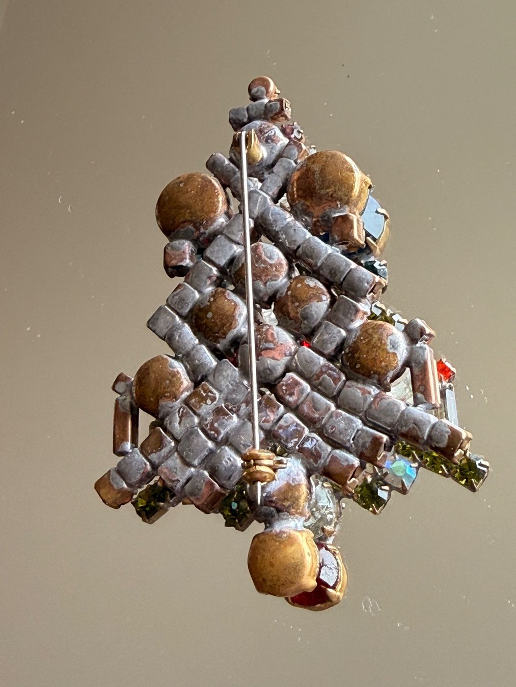 Gablonzer Broschen & Nadeln: Vintage ORG. GABLONZ- Christbaum Brosche - ca 1930 – Gebraucht aus La Conversion von angel-gini 7