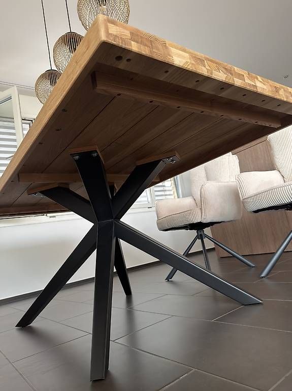 Tables: Massiver Eichenholztisch  Esstisch – D'occasion à Nebikon par nmi_nkl6 3