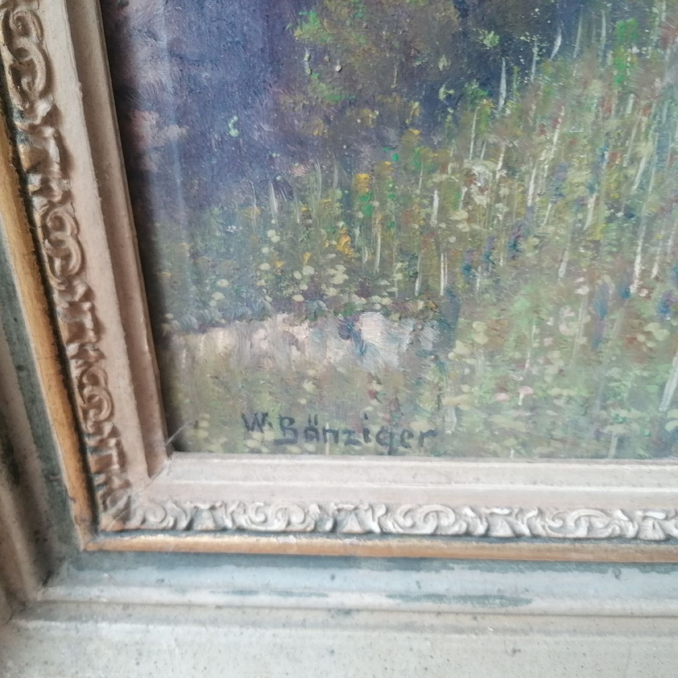 Dipinti: WALTER BANZIGER  Olio su masonite.) – Usato da Mendrisio venduto da Accamuta 4
