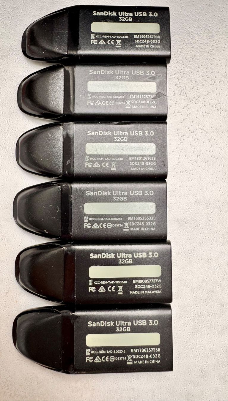 Sandisk Chiavette USB: 6x SanDisk USB 3.0 Sticks 32 GB – Usato da Hermetschwil-Staffeln venduto da Mobile2013 3