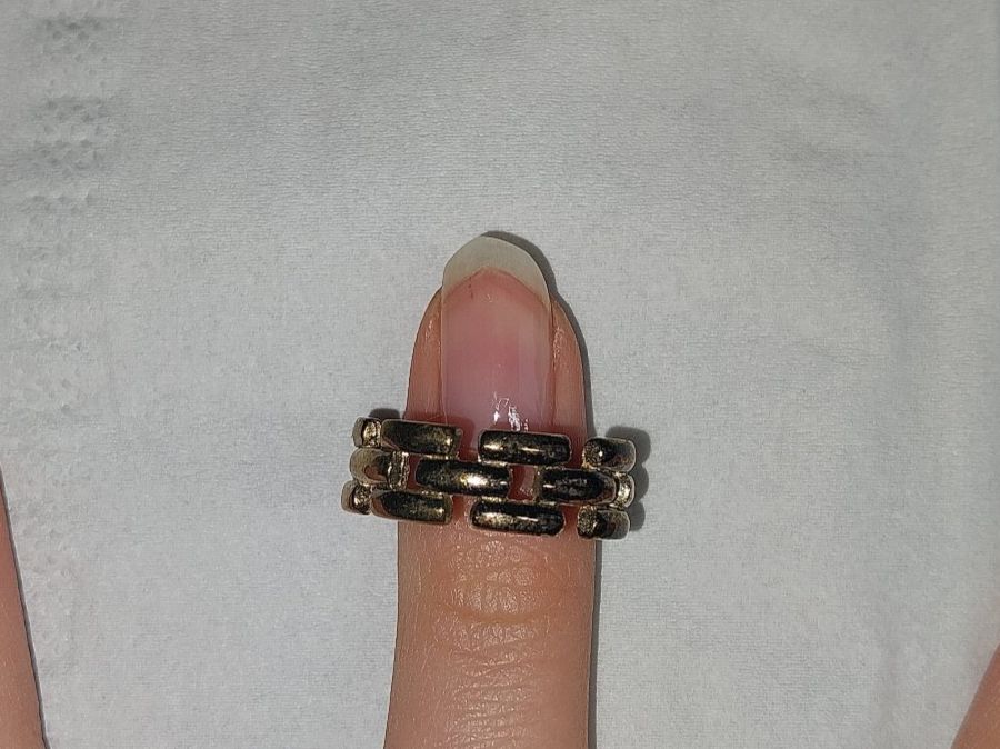 Ringe: Elegante Vintage Panzerkette Ring – Gebraucht aus Birmensdorf ZH von M4rwin 1