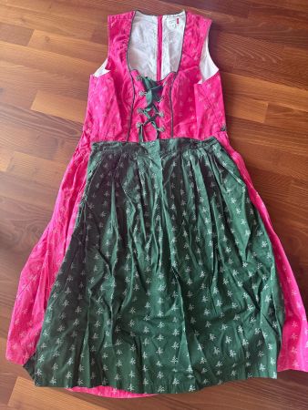 Dirndl, pink/grün, Grösse 46 einmal getragen, Top Zustand!