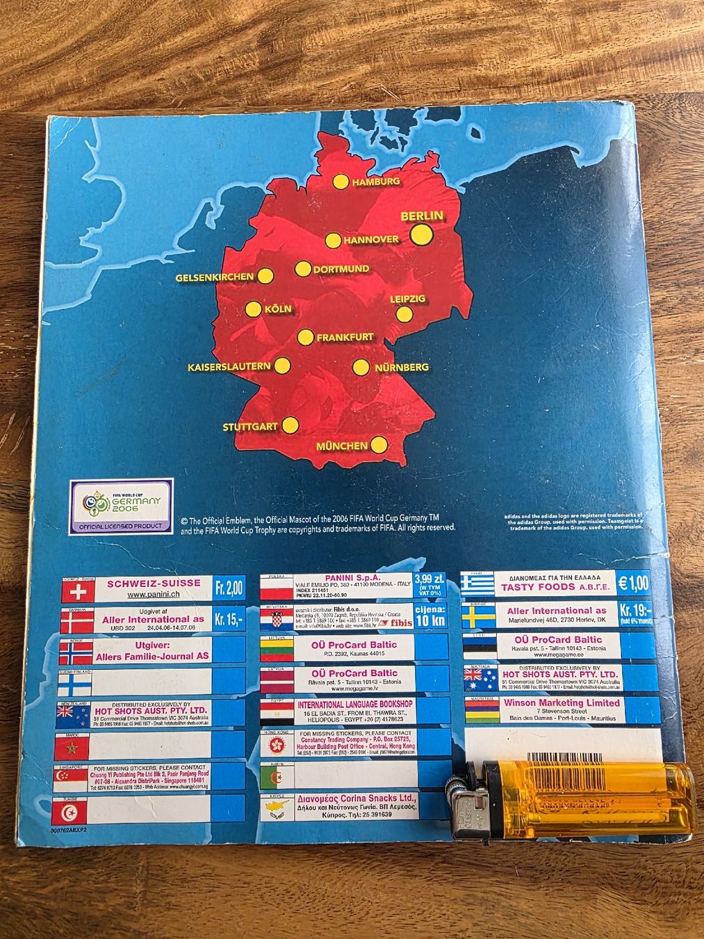 Panini Album: Panini FIFA World Cup 2006 – Usato da Oberriet SG venduto da Kraftrad 1