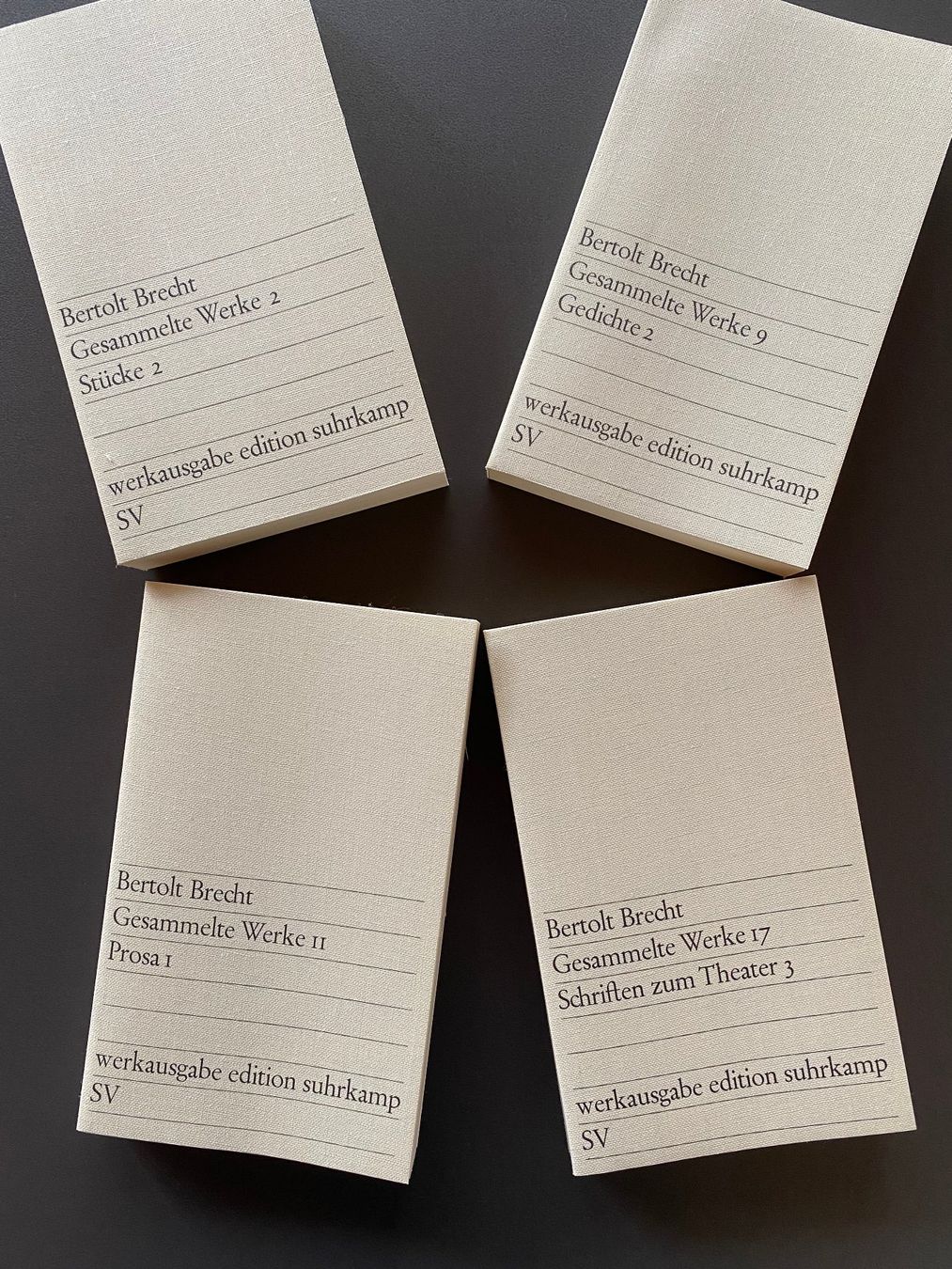 Libri: Werkausgabe Bertold Brecht  Suhrkamp Verlag, 1968 – Nuovo (secondo la descrizione) da deitingen venduto da popcorn02 3
