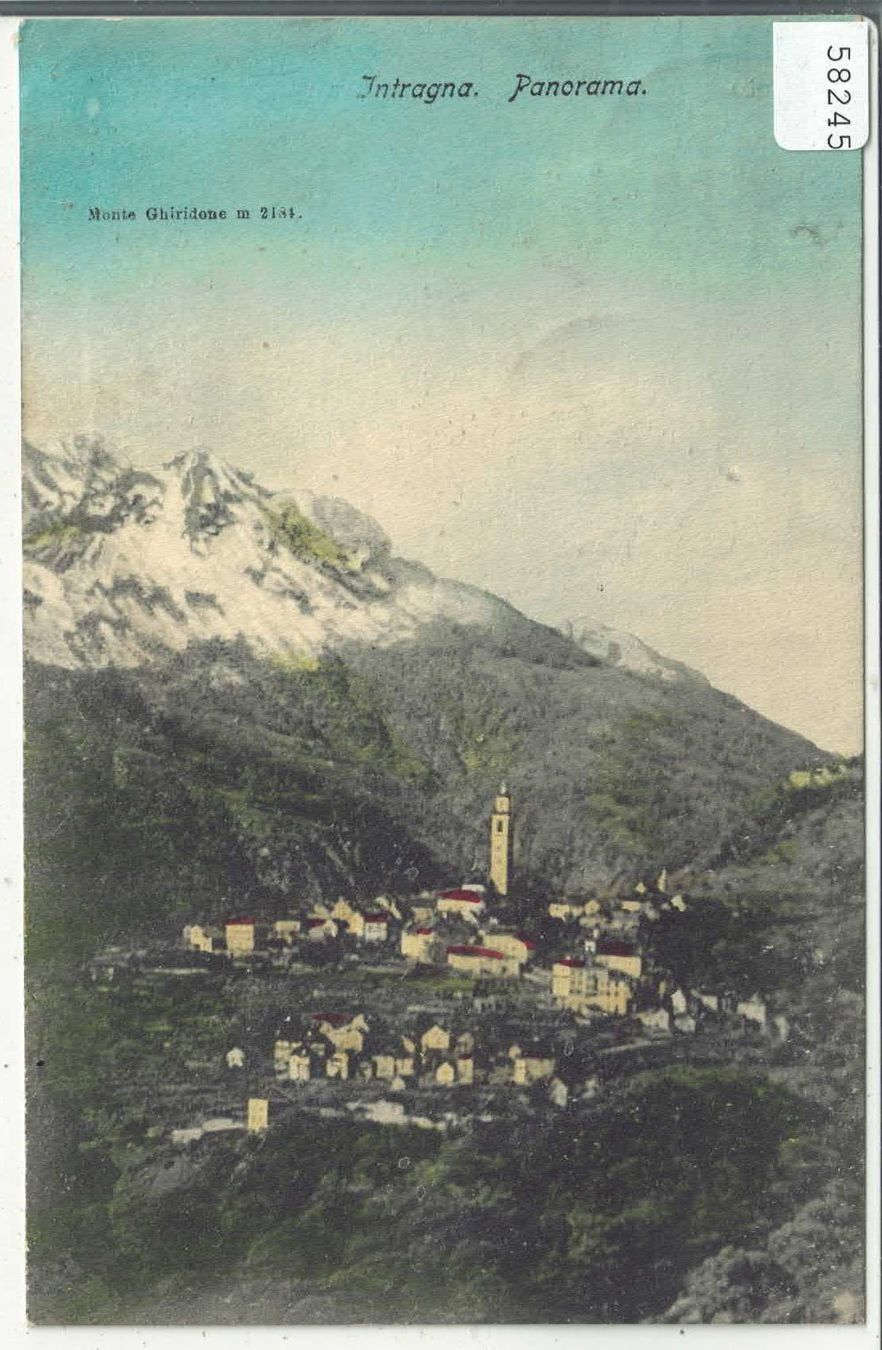 Cartoline postali: Intragna - Panorama - coloriert – Usato da Ettingen venduto da Kartenplanet