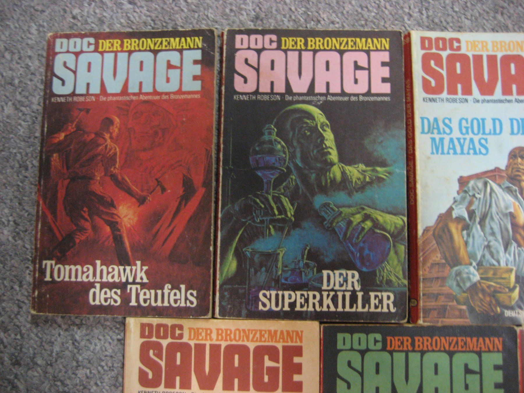 Libri: 7 Doc Savage Taschenbücher – Usato da Bottighofen venduto da Spiderman61 1