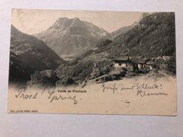Ansichtskarte Vallee de Finhaut Wallis Jullien Freres  1902