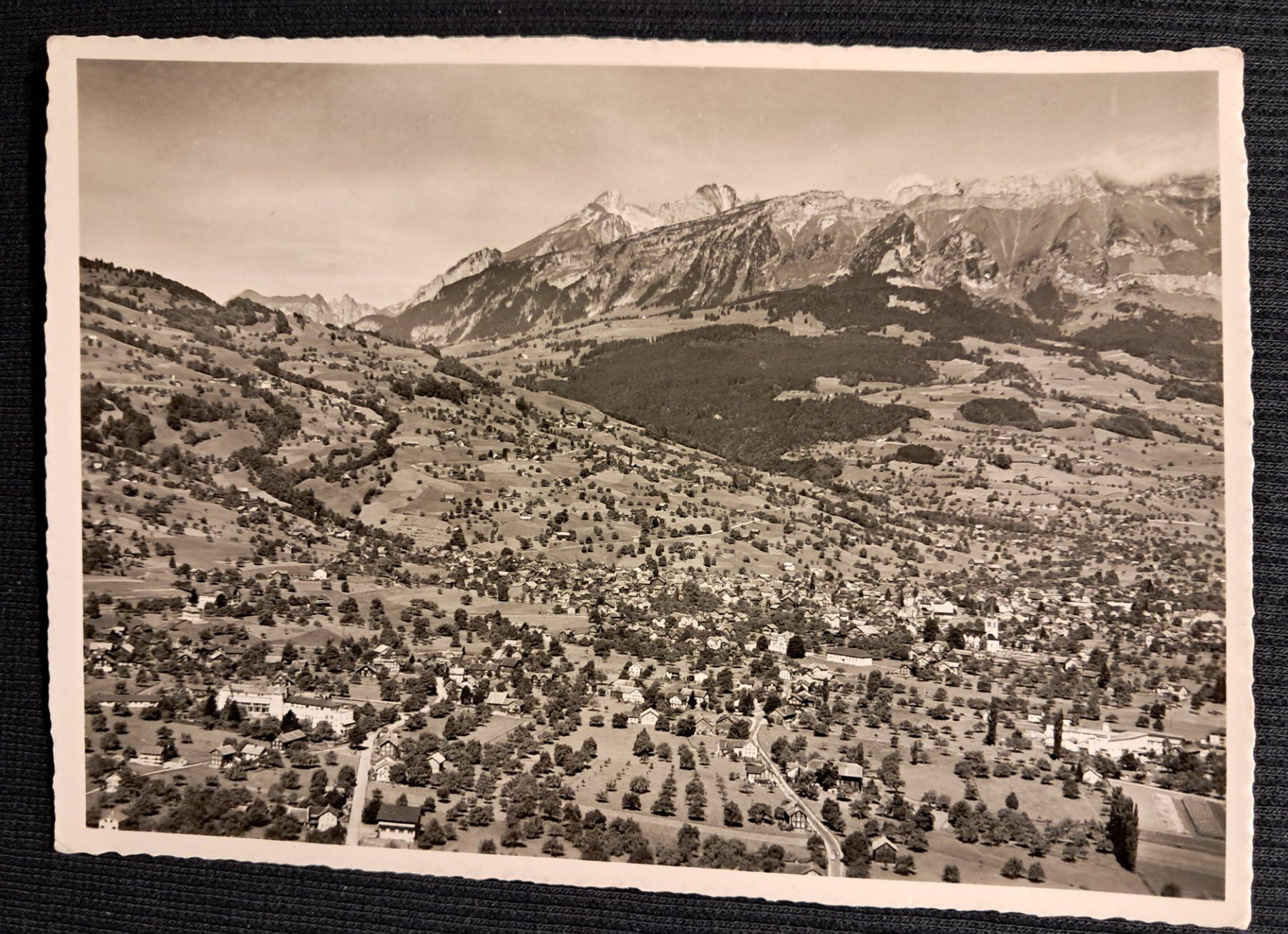 Cartoline postali: GRABS 1964 - FLUGAUFNAHME – Usato da Ponto Valentino venduto da giorgia06