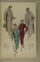 MODE, MODEZEITSCHRIFT CLASSIQUE ET ELEGANT HIVER 1957