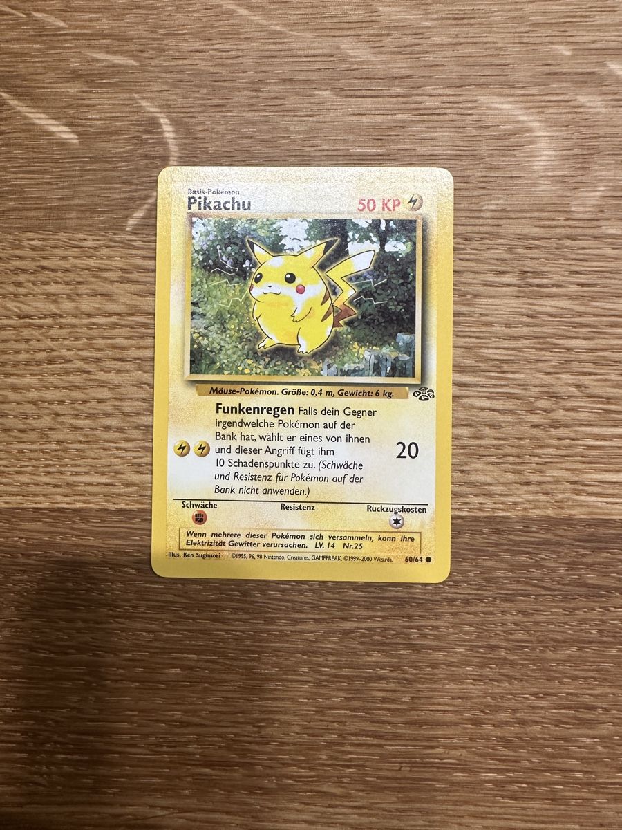 Cartoline: Pikachu Base Edition 60/64 – Usato da St. Gallenkappel venduto da mik_7tw2
