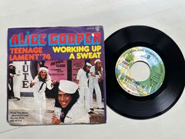 ALICE COOPER tolle Single Teenage Lament Kult Glam Hard Rock