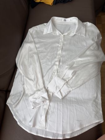 Weisse Bluse - Elegant für den Sommer, Grösse L