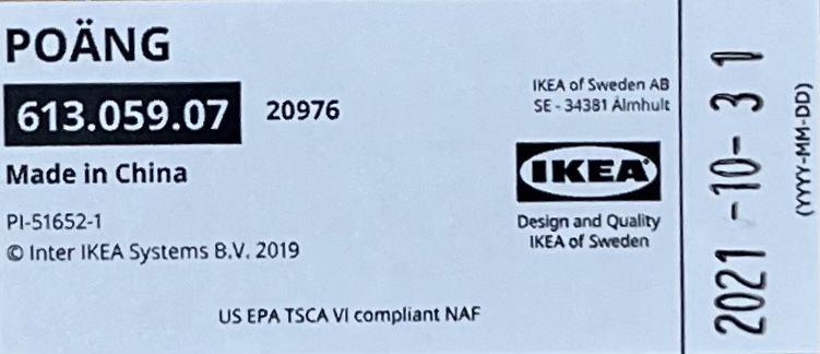 Ikea Poltrone: POÄNG Sessel und Hocker, Birkenfurnier/Hillared anthrazit – Nuovo (secondo la descrizione) da Subingen venduto da Jordano01 7