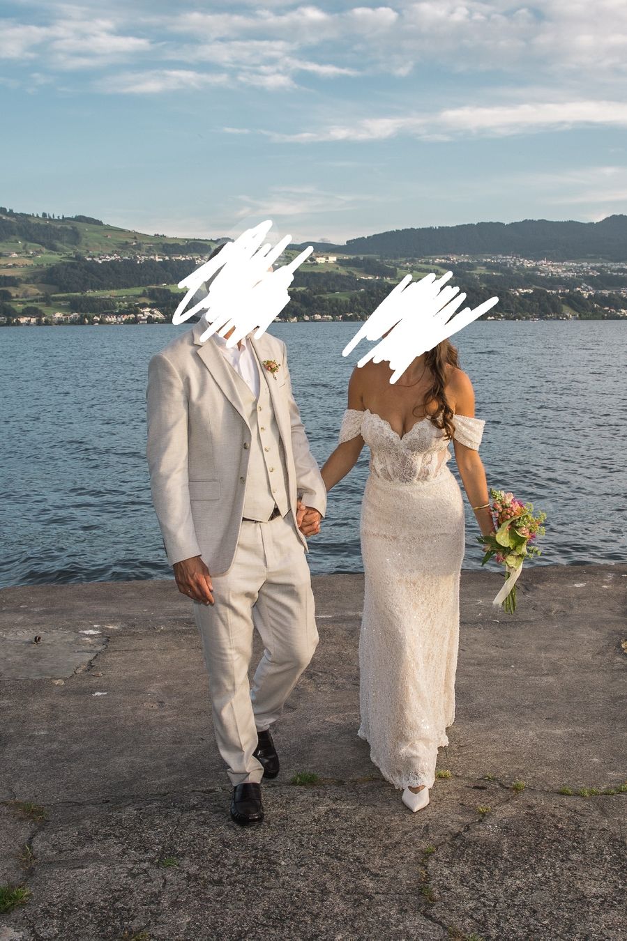 Robes: Hochzeitskleid Spitze Mermaid – D'occasion à Zürich par iria.lena 2