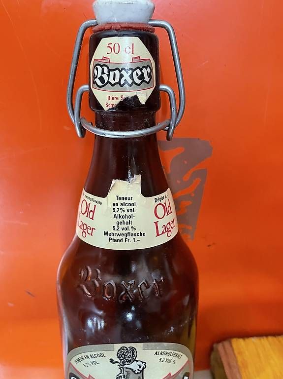 Bottiglie: Antike Bier Flasche Boxer  – Usato da Ibach venduto da brunnen55 3