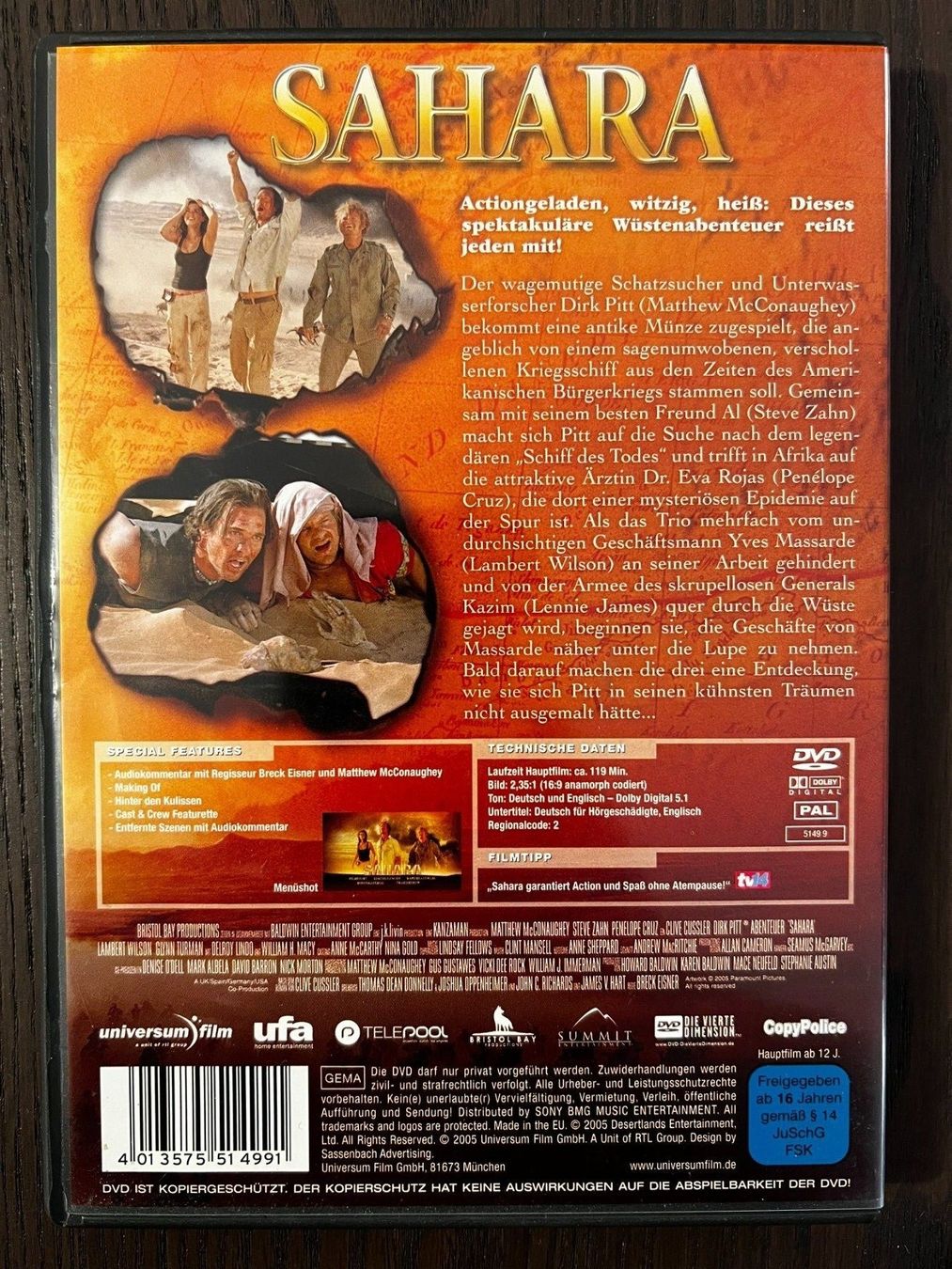 Tutti i DVDs: Sahara – Usato da Zürich venduto da FilmFreunde 1