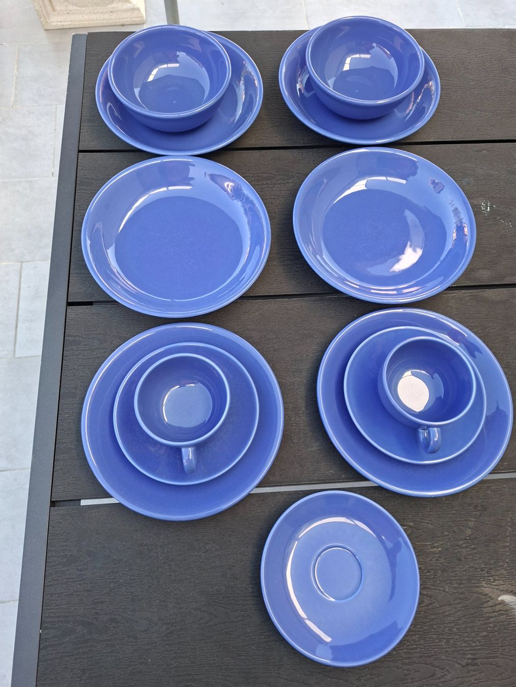 Set di piatti: Kerauno Strong Geschirrset blau – Usato da Ehrendingen venduto da CHMEX 2