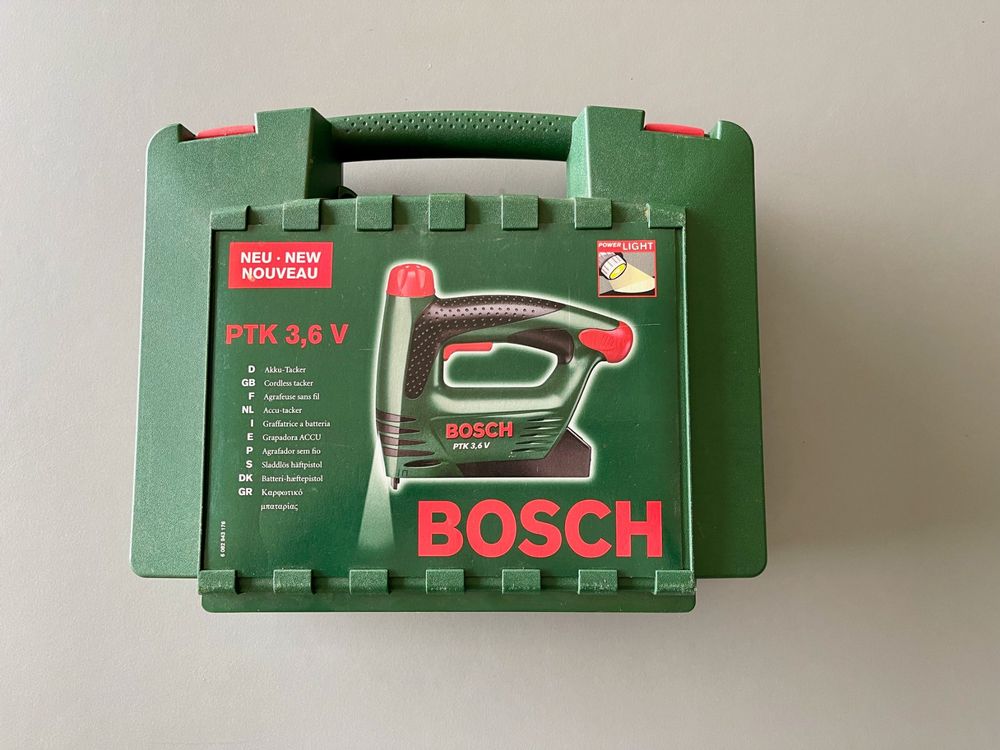 Akku Tacker PTK 3.6 V Bosch (Gebraucht) in Wollerau für CHF 33 – mit ...