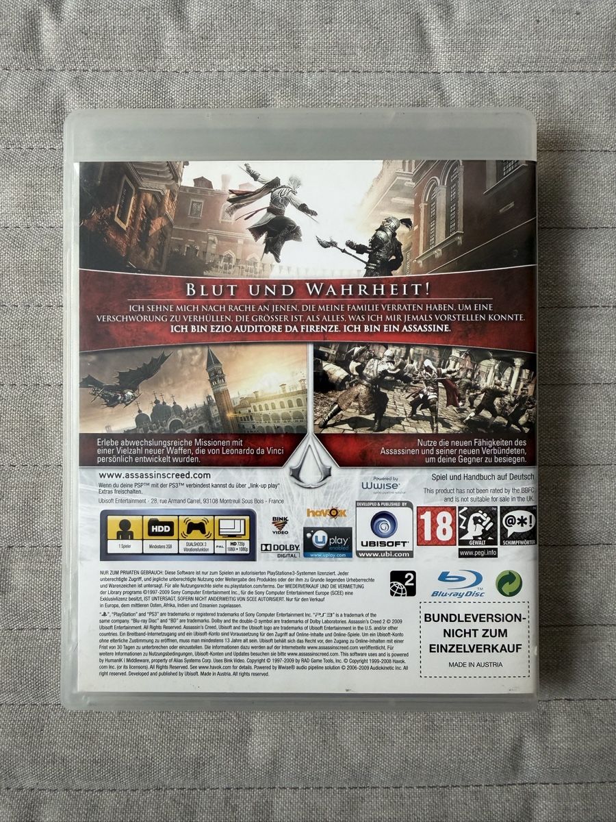 Sony Giochi: Assassin's Creed 2 für PS3 – Usato da Thunstetten venduto da Virus_33 2