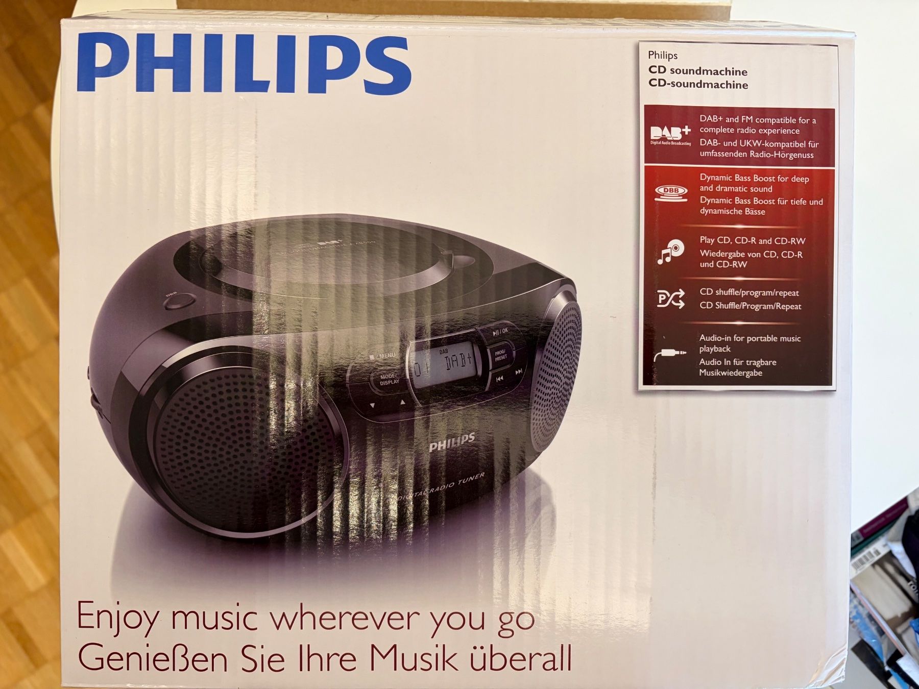 Philips Radios: PHILIPS /1 DAB+ und  UKW-RADIO mit CD-SPIELER – Gebraucht aus Basel von Ammedysli49