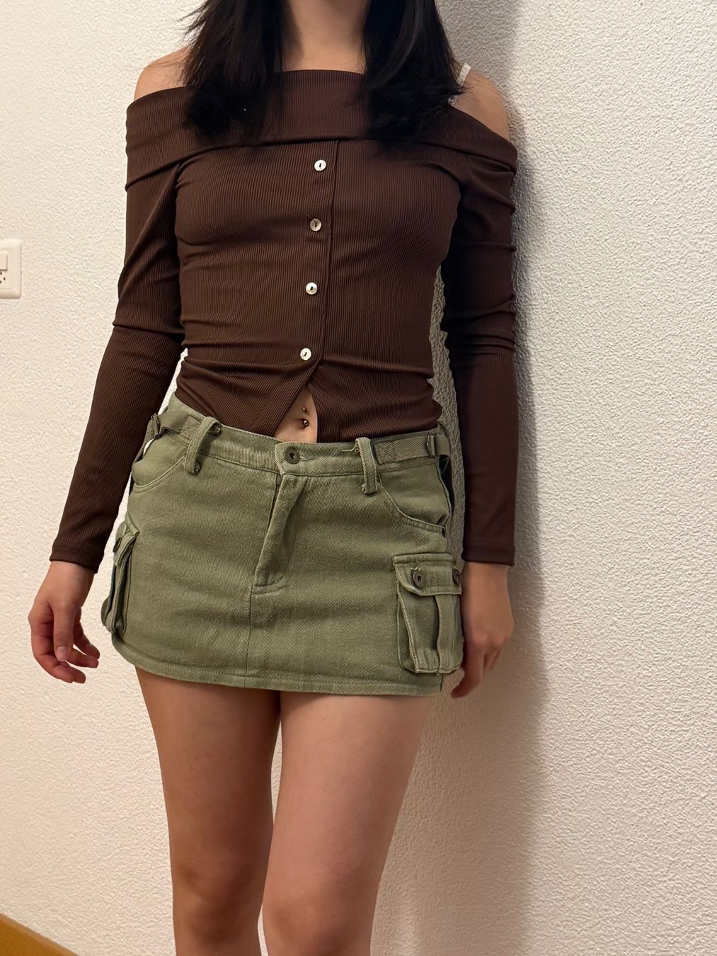Jupes: Army Green Cargo Skort – Neuf (Voir description) à Zürich par dam_t7hk