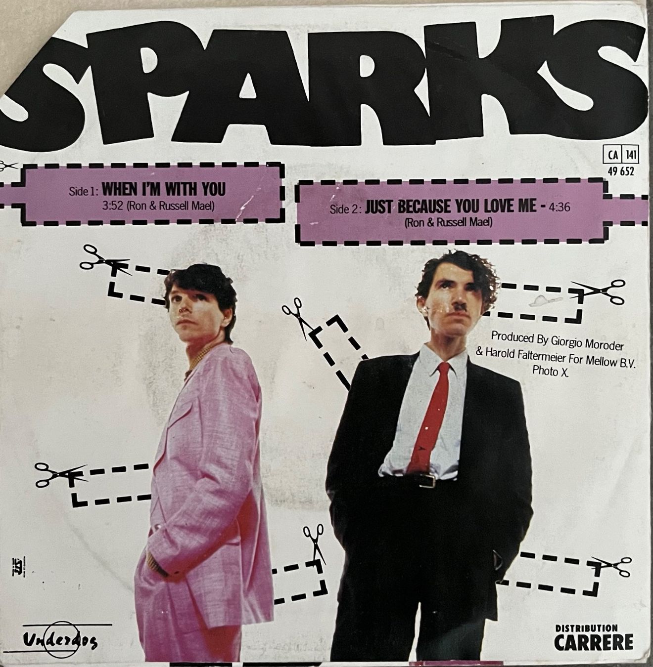 Dischi in vinile: SPARKS - WHEN I'M WITH YOU – Usato da Bussigny venduto da vinyl-pas-cher 1