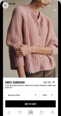 Alpaga Cardigan Sézane « Émile »