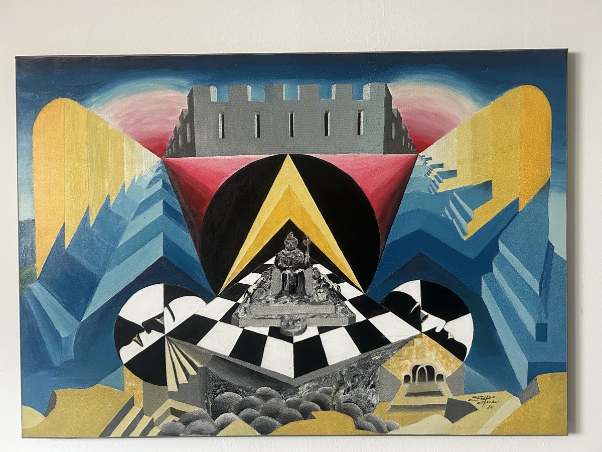 Gemälde: Gemälde, Original Ölgemälde von Freddy Gerber – Gebraucht aus Glarus von KunstWerkEr-LS87