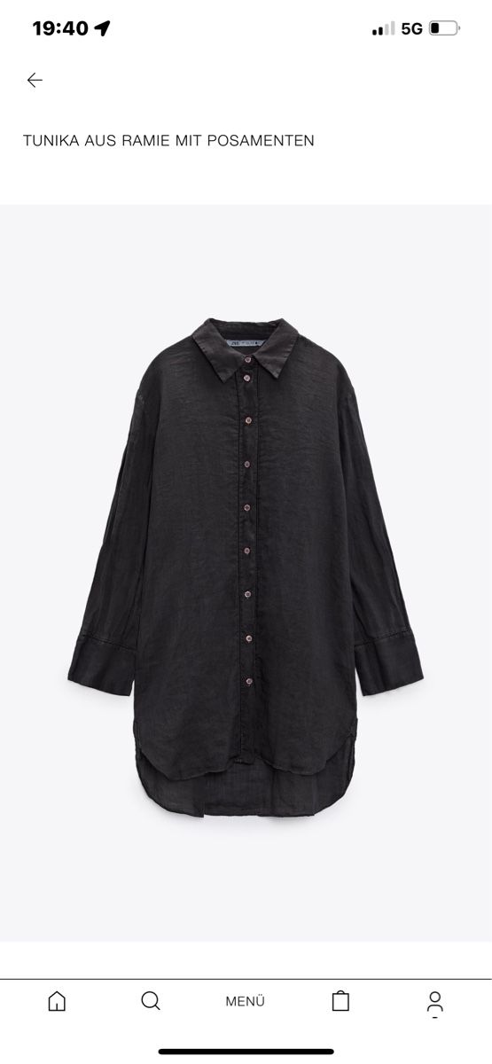 Zara Tuniche: Zara Ramie Tunika – Nuovo (secondo la descrizione) da Zürich venduto da Fashionista00